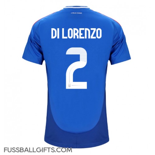 Italien Giovanni Di Lorenzo #2 Fußballbekleidung Heimtrikot EM 2024 Kurzarm